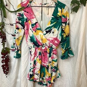 Peach Love Romper Size S